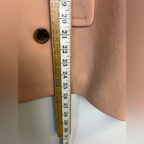 J.Crew Tm Thinsulate Women's Peach Pea Coat 100% Wool Military style - Picture 13 of 16